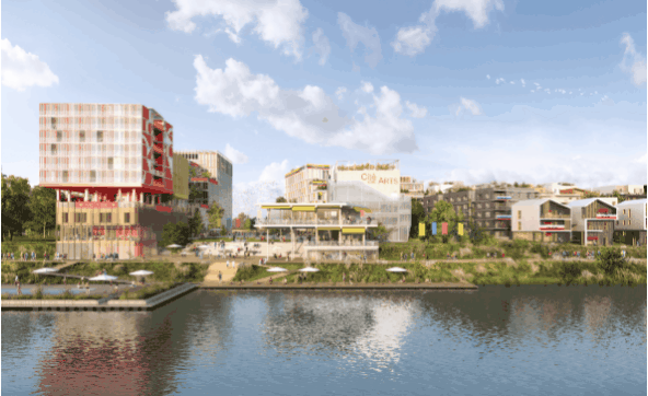 JO 2024, finalist project, Saint Denis — © Loci Anima