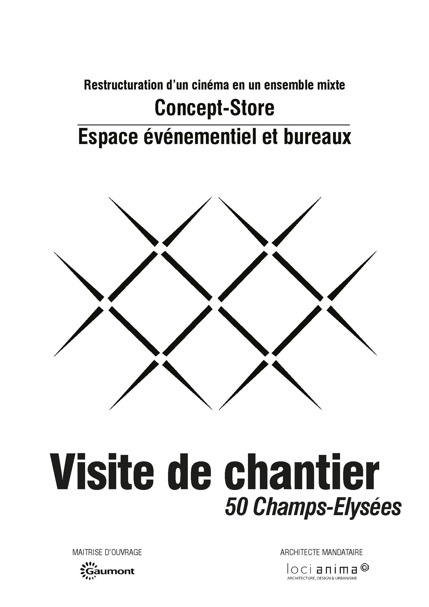 Pr&eacute;sentation du projet 50 Avenue des Champs-Elys&eacute;es — © Loci Anima