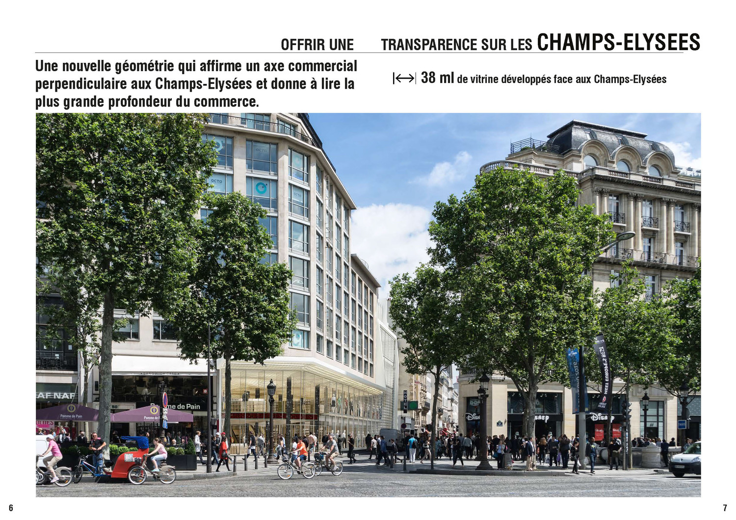 Pr&eacute;sentation du projet 50 Avenue des Champs-Elys&eacute;es — © Loci Anima