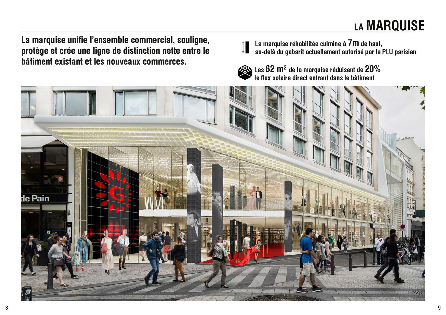 Pr&eacute;sentation du projet 50 Avenue des Champs-Elys&eacute;es — © Loci Anima