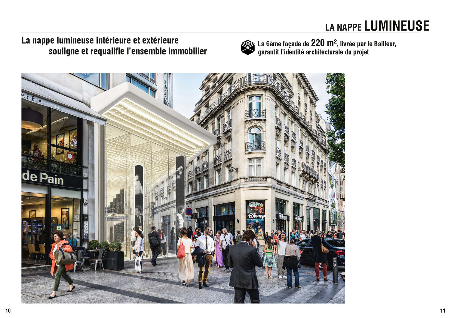 Pr&eacute;sentation du projet 50 Avenue des Champs-Elys&eacute;es — © Loci Anima