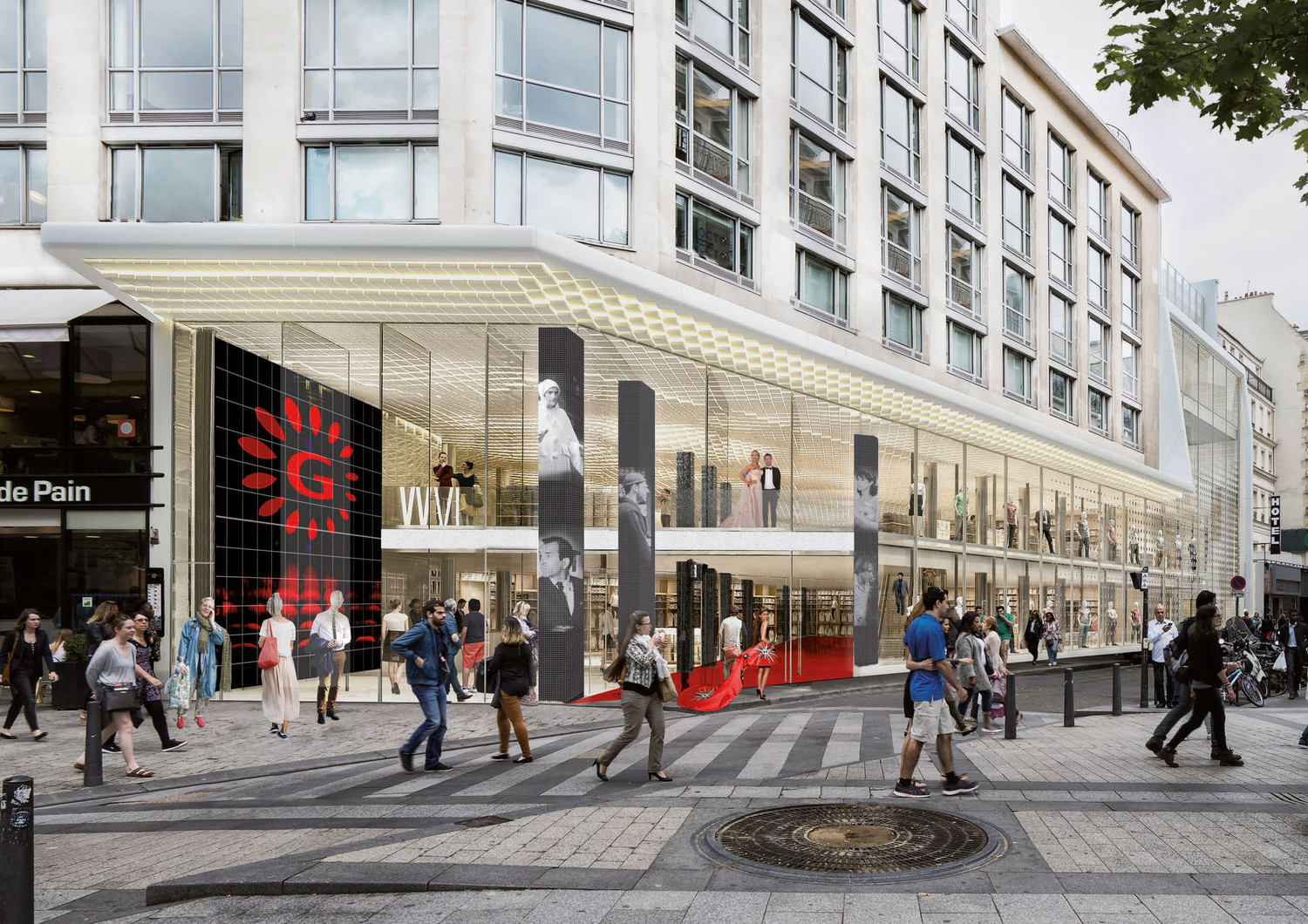 Pr&eacute;sentation du projet 50 Avenue des Champs-Elys&eacute;es — © Loci Anima