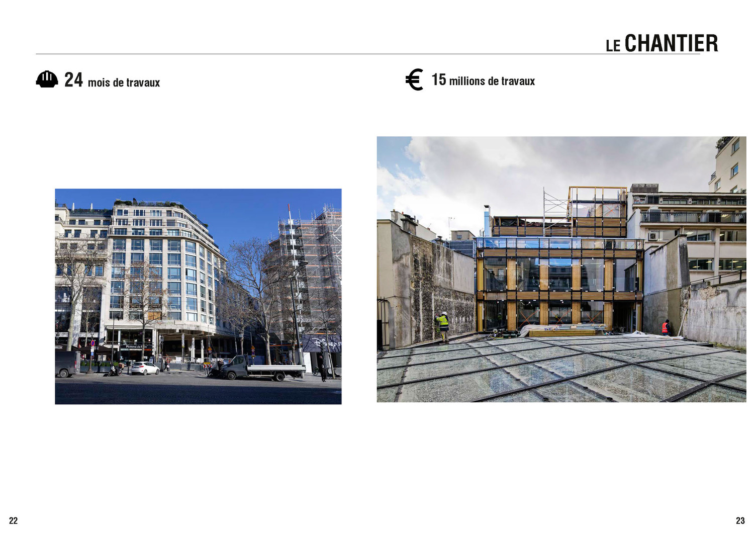 Pr&eacute;sentation du projet 50 Avenue des Champs-Elys&eacute;es — © Loci Anima