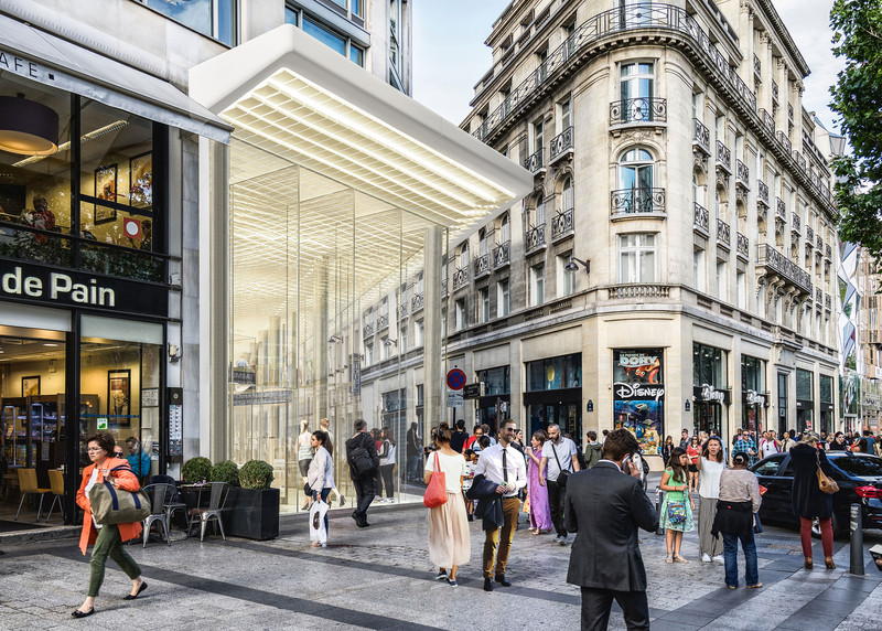 50 Champs-Elys&eacute;es (Exterior), Paris — © Loci Anima