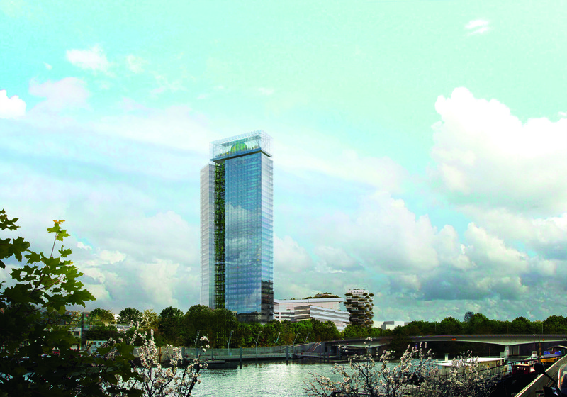 Vertical Island, Issy-Les-Moulineaux — © Loci Anima