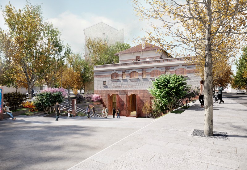 Cin&eacute;ma &laquo; Les Bains &raquo;, La Garennes-Colombes — © Loci Anima