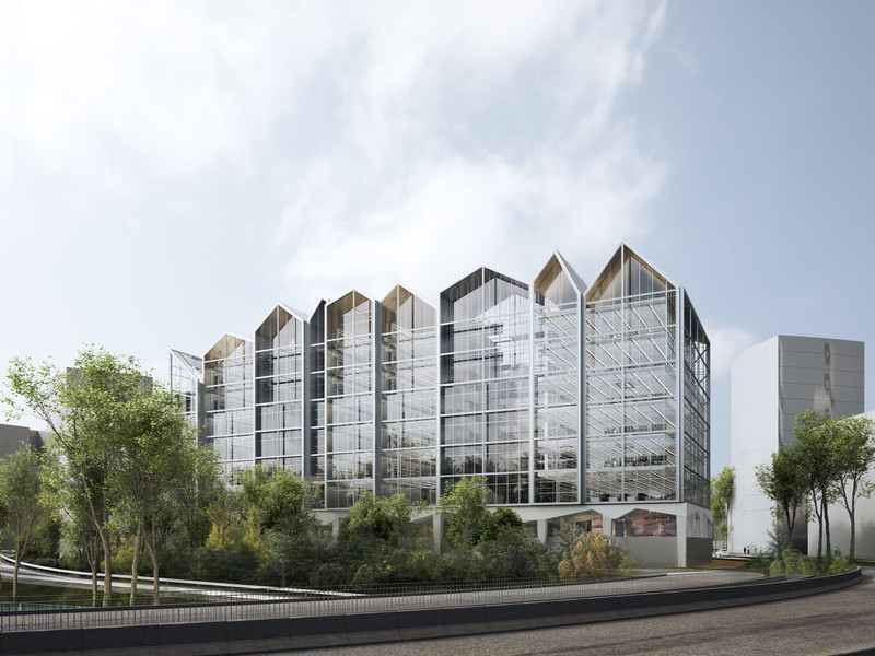 Le Village &ndash; Cr&eacute;teil Education Authority Headquarters — © Loci Anima