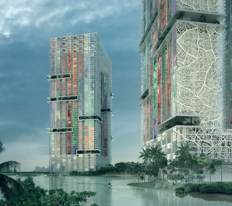 Siamese Towers,  H&ocirc;-Chi-Minh, Vietnam — © Loci Anima