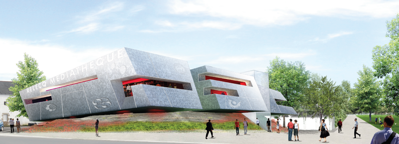 Relecq-Kerhuon Media Library. — © Loci Anima