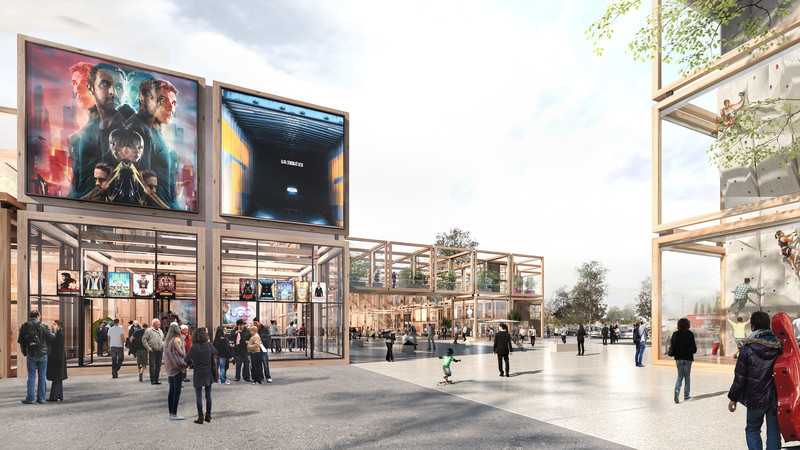 Galerie Marchande Auchan, Roncq — © Loci Anima