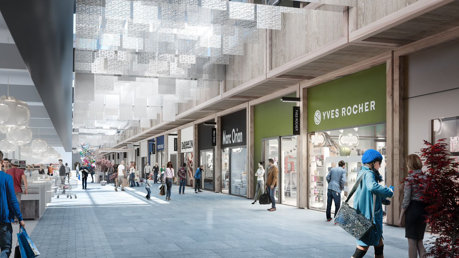 Galerie Marchande Auchan, Roncq — © Loci Anima