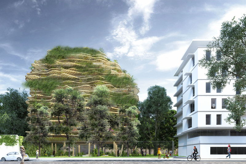 Stanislas College Residence, Paris — © Loci Anima