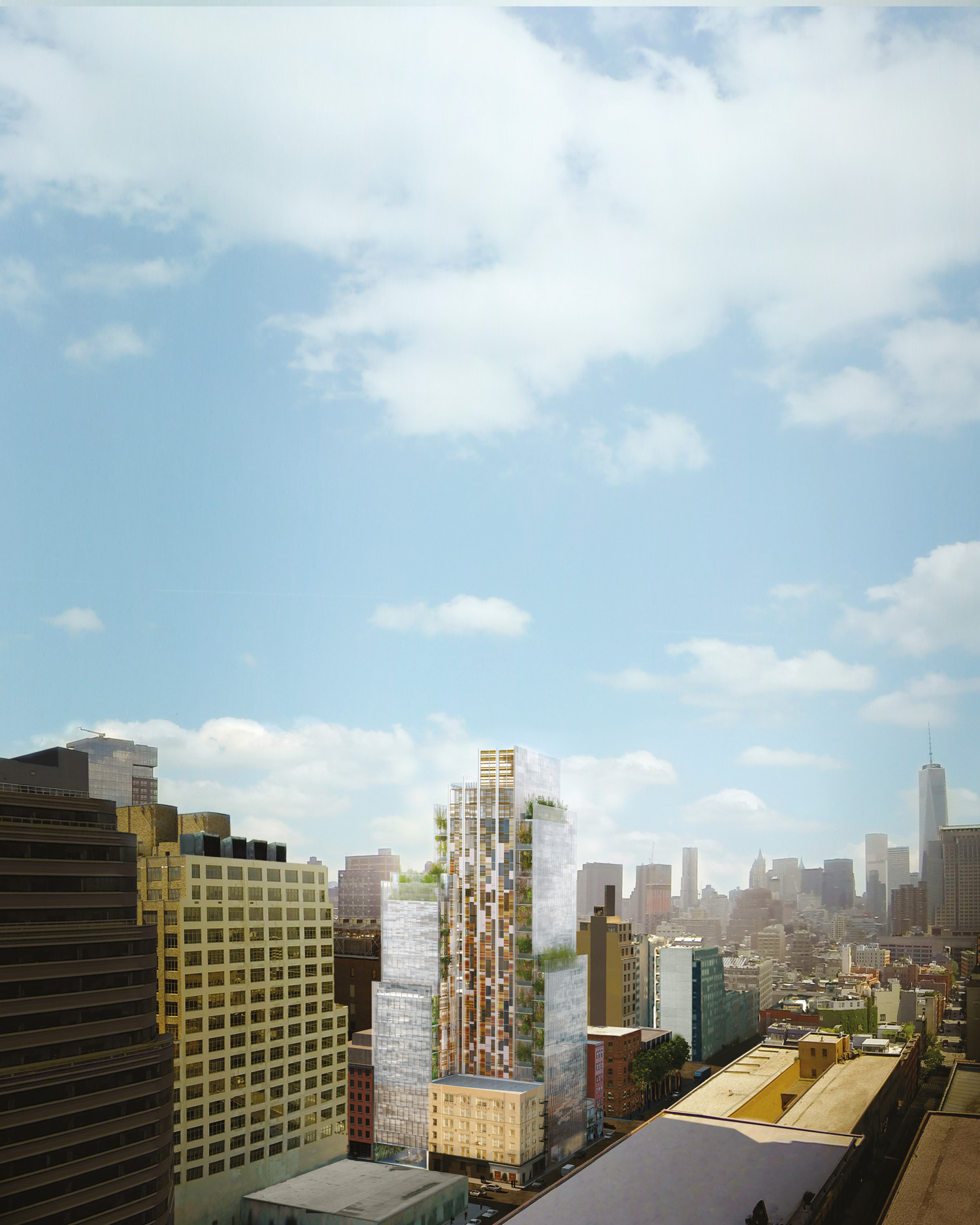 Mille-Feuille tower block, New York — © Loci Anima