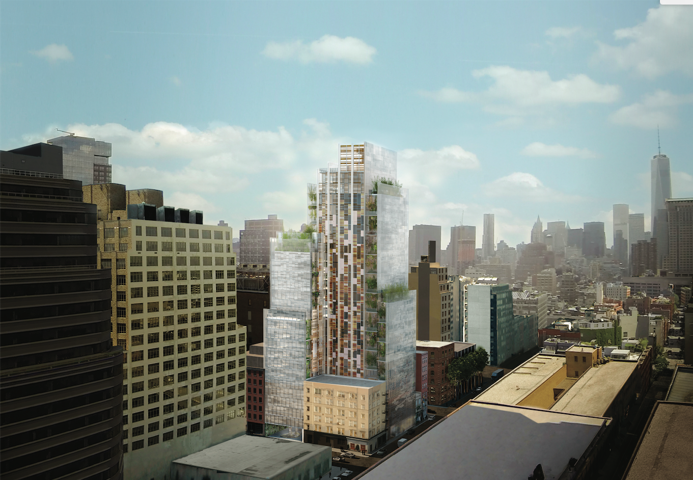 Mille-Feuille tower block, New York — © Loci Anima